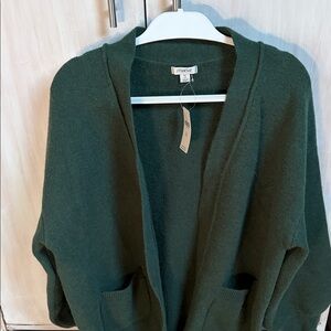 Maeve Women's Green Sweater cardigan